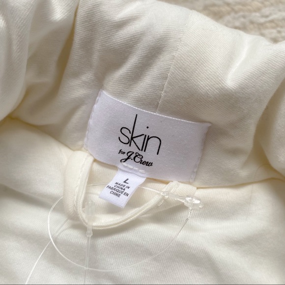 NWT Skin x J. Crew quilted robe - Picture 3 of 16
